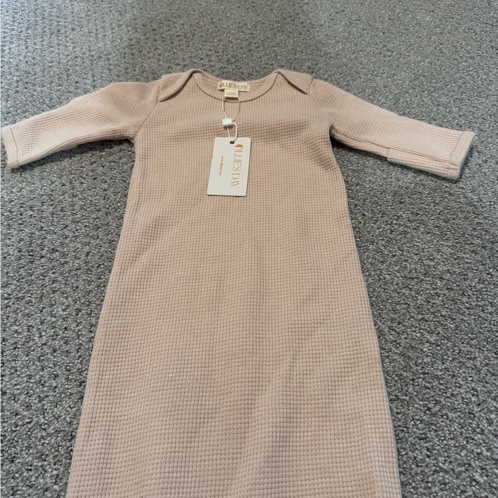 NWT- Tan Long Sleeve Nightgown